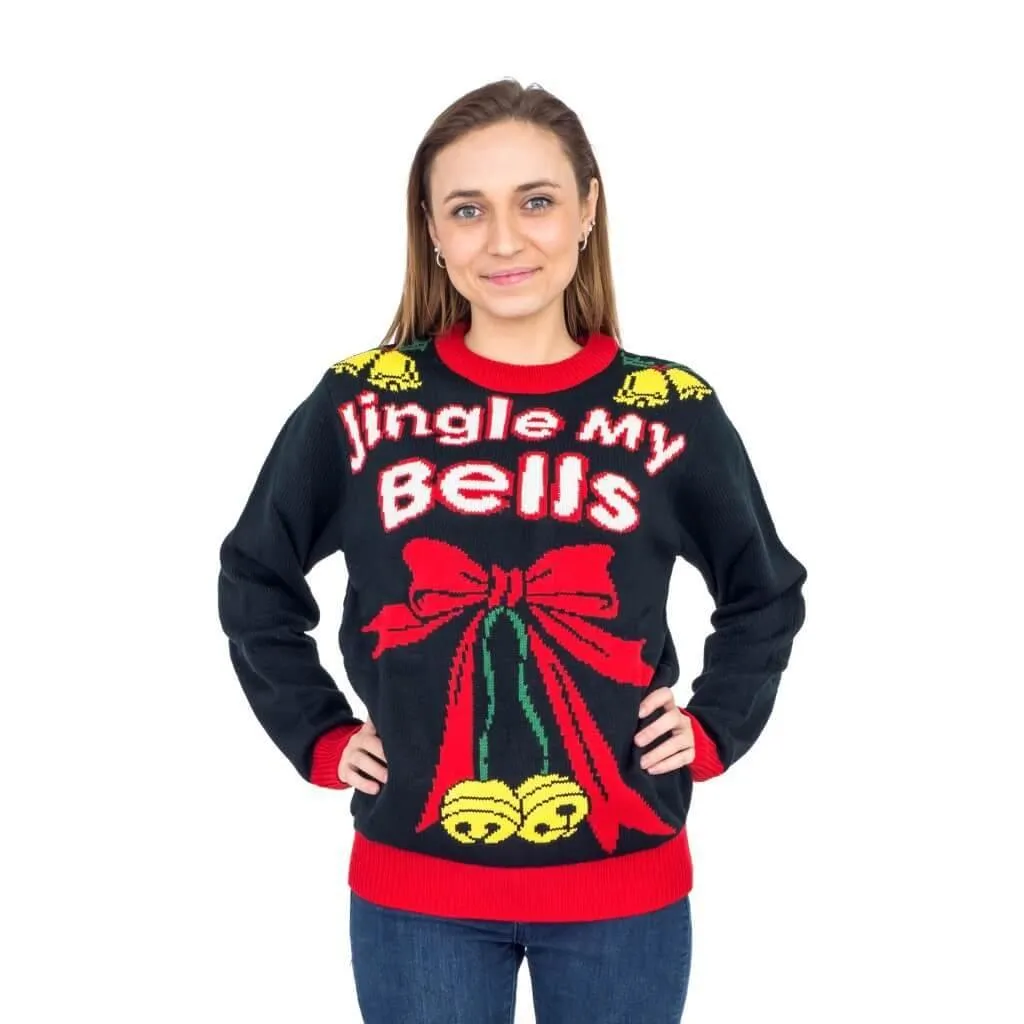Jingle My Bells Hanging Decoration Tacky Ugly Christmas Xmas Sweater