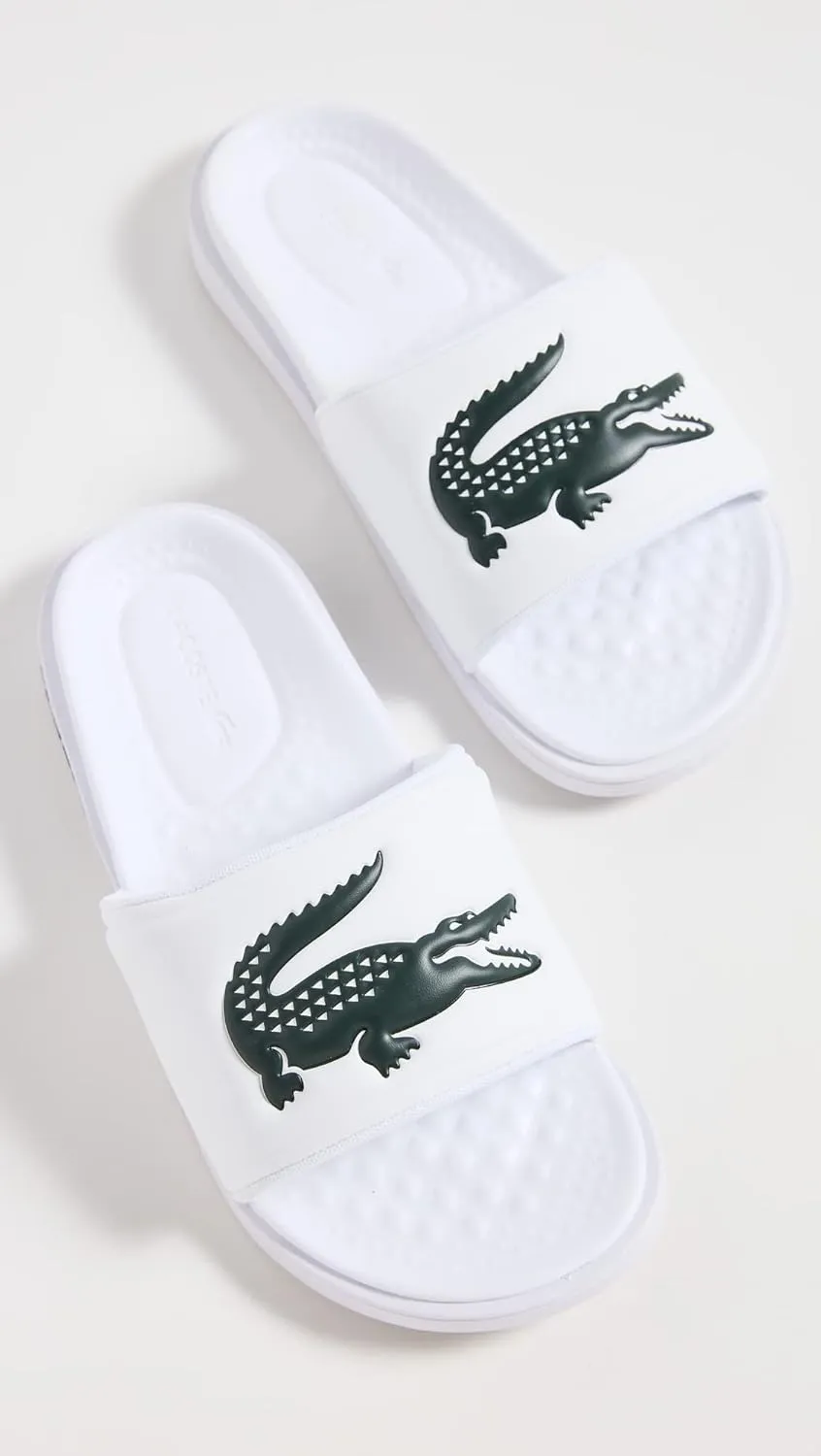 Lacoste Men's Croco Slide Sandal