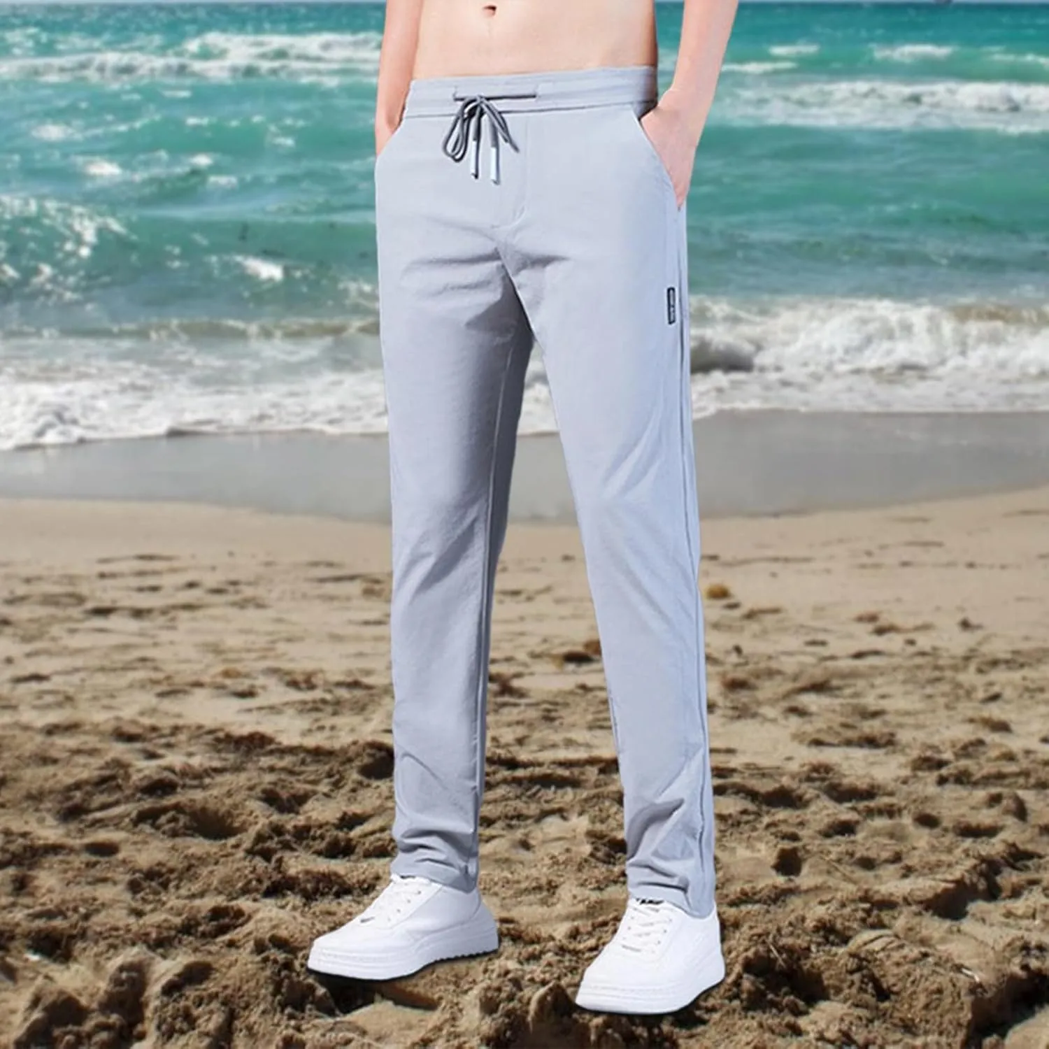 Men's Cargo Combat Work Pant Fitness Joggers uflage Jog Sweatpants Loose Cuffed Flat Front Pull On Pants