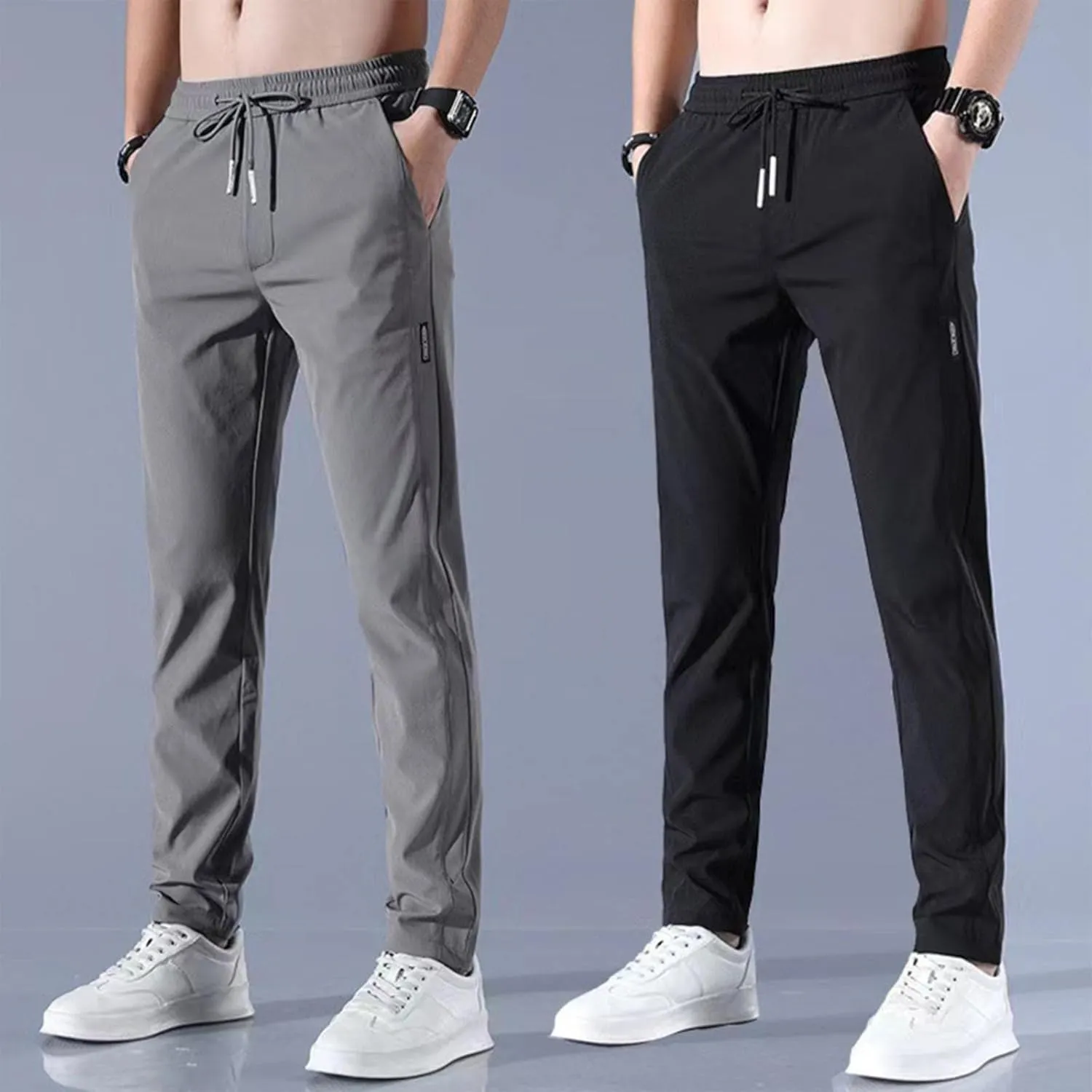 Men's Cargo Combat Work Pant Fitness Joggers uflage Jog Sweatpants Loose Cuffed Flat Front Pull On Pants
