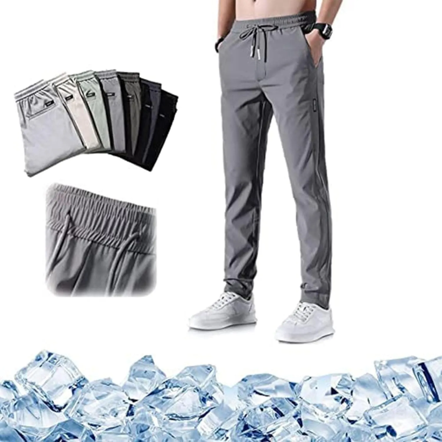 Men's Cargo Combat Work Pant Fitness Joggers uflage Jog Sweatpants Loose Cuffed Flat Front Pull On Pants