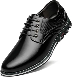 Men's Dress Shoes Comfort Soft Men Oxford Superior Flexural Leather Fashion Dress Sneakers Business Casual Derby Shoe