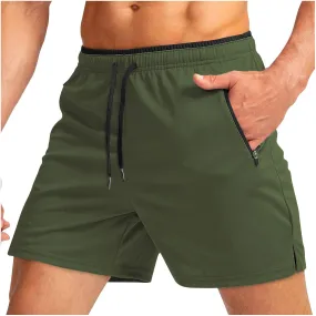Mens Mesh Shorts Breathable Basketball Running Workout Athletic Shorts Fashion Activewear with Zipper Pockets
