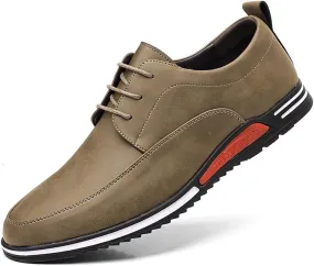 Men's Oxford Shoes Stylish Lace Up Comfortable Casual Walking Business Driving Dress Shoes