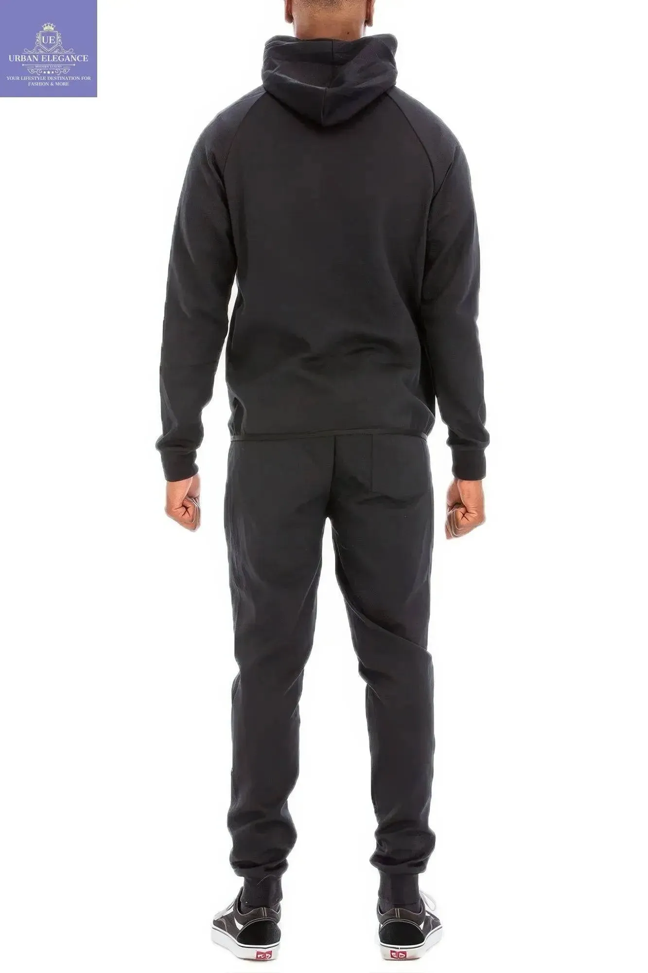 Men's Versatile Solid Color Activewear Set
