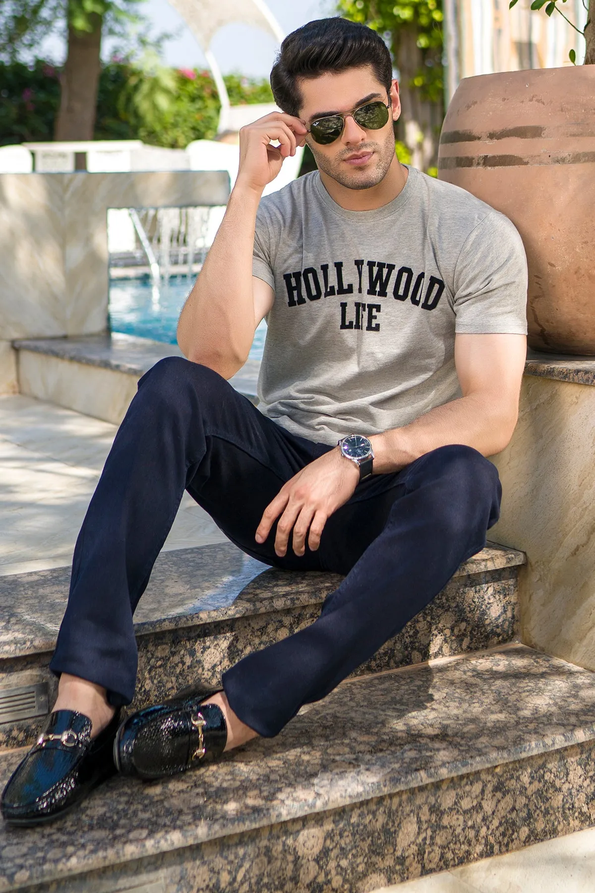 "SOROUSH" Classic Crew Neck Summer T-Shirt