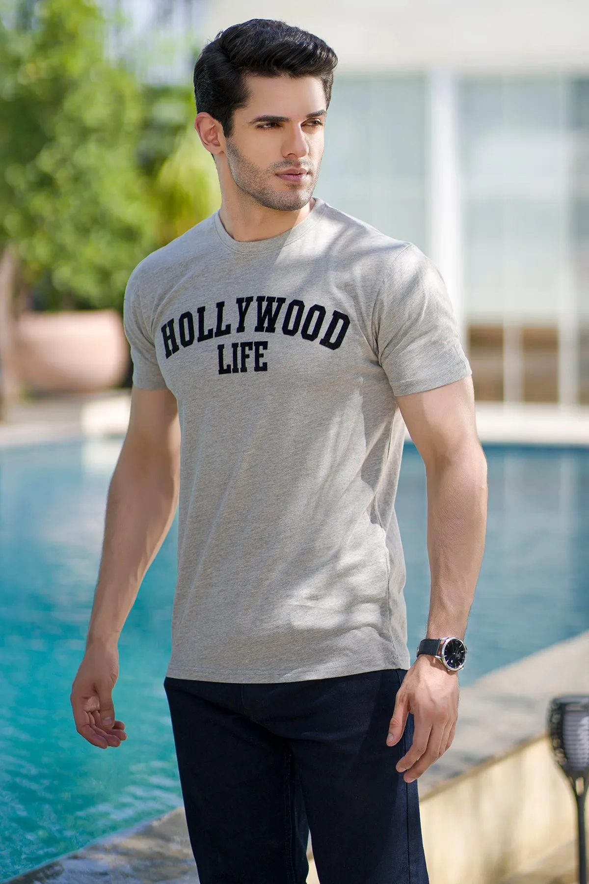 "SOROUSH" Classic Crew Neck Summer T-Shirt
