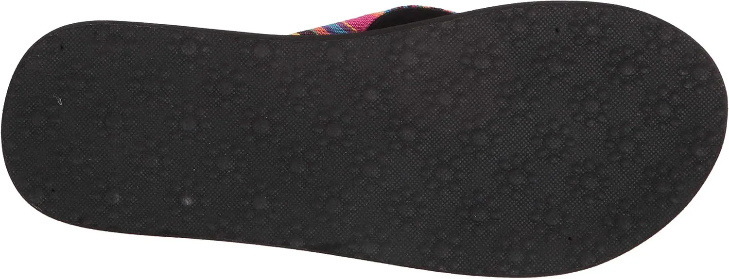 Rocket Dog Women's Adios Aloe Stripe Cotton Flip-Flop
