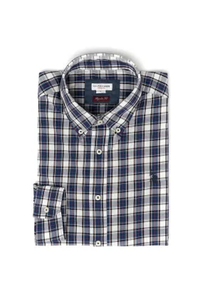 US POLO MENS SMART LONG SLEEVE SHIRT IN BLUE