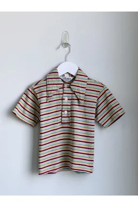 Vintage 70's Rainbow/Candy Stripe Button Shirt - 5