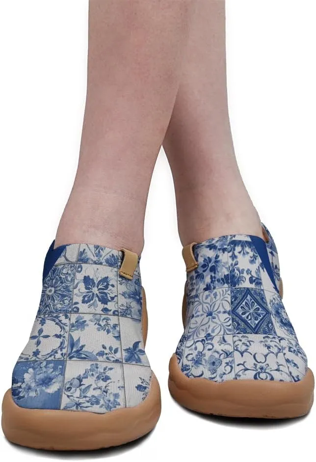 Women's Floral Slip-on Shoes Various Styles Comfortable Lightweight Art Travel Sneakers Casual Floral Fashion Loafers