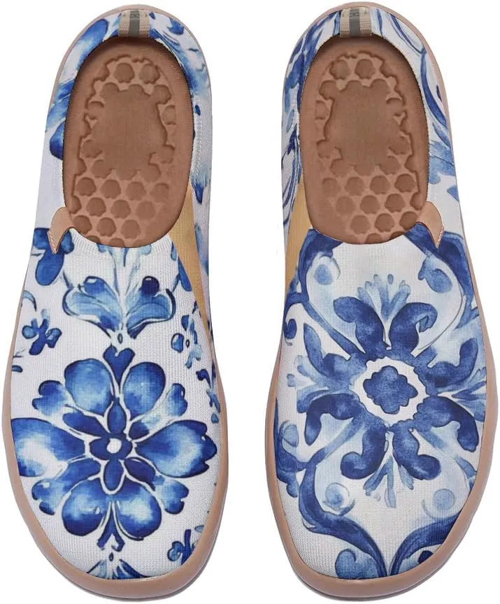 Women's Floral Slip-on Shoes Various Styles Comfortable Lightweight Art Travel Sneakers Casual Floral Fashion Loafers