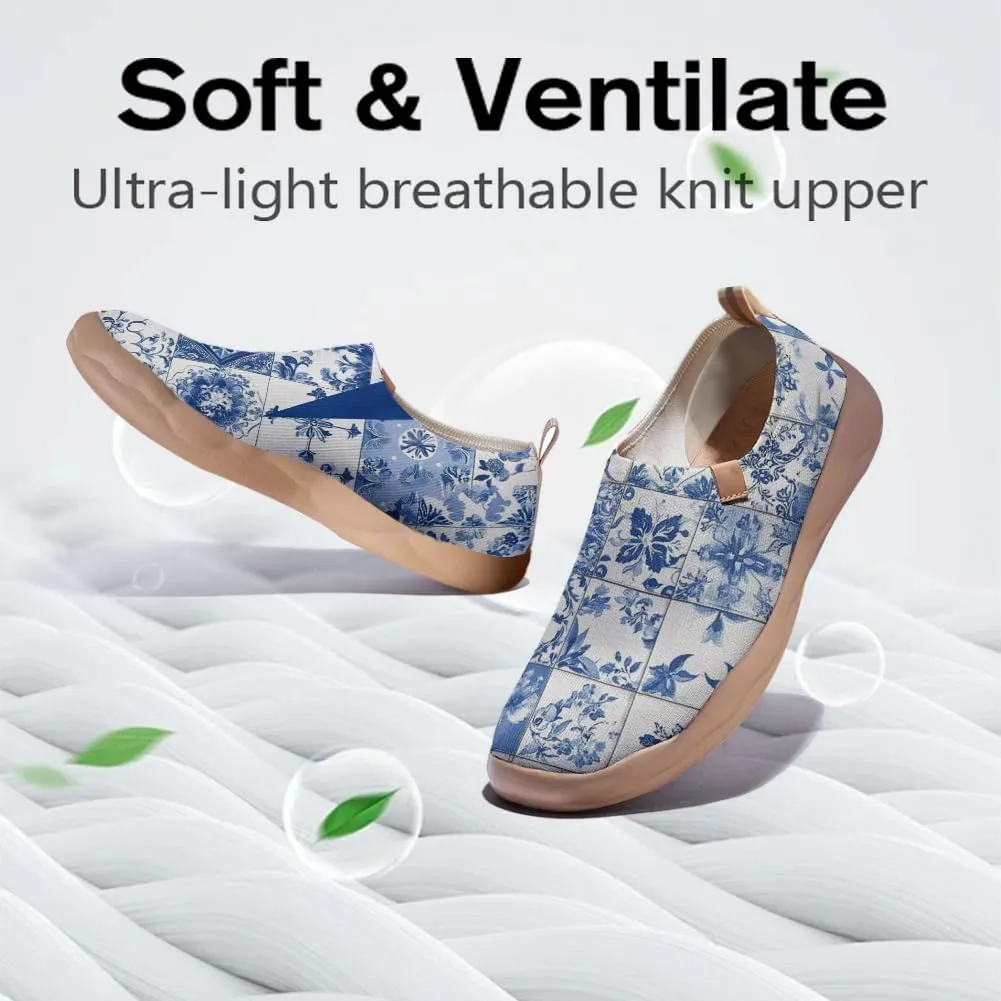 Women's Floral Slip-on Shoes Various Styles Comfortable Lightweight Art Travel Sneakers Casual Floral Fashion Loafers