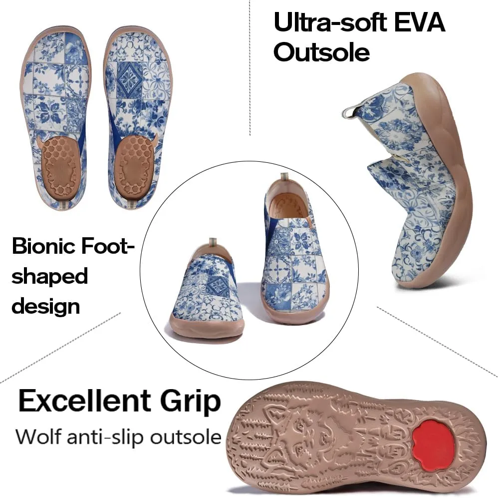 Women's Floral Slip-on Shoes Various Styles Comfortable Lightweight Art Travel Sneakers Casual Floral Fashion Loafers