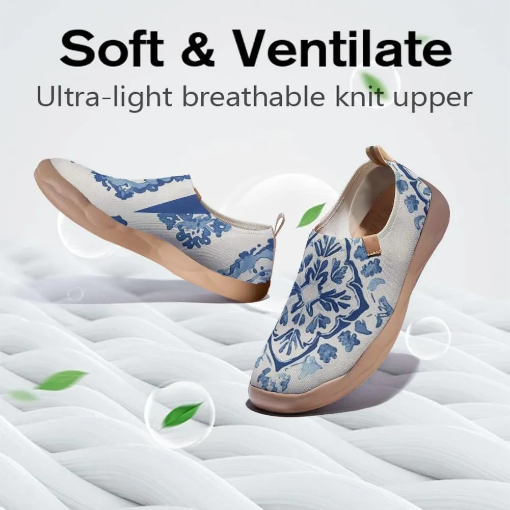Women's Floral Slip-on Shoes Various Styles Comfortable Lightweight Art Travel Sneakers Casual Floral Fashion Loafers