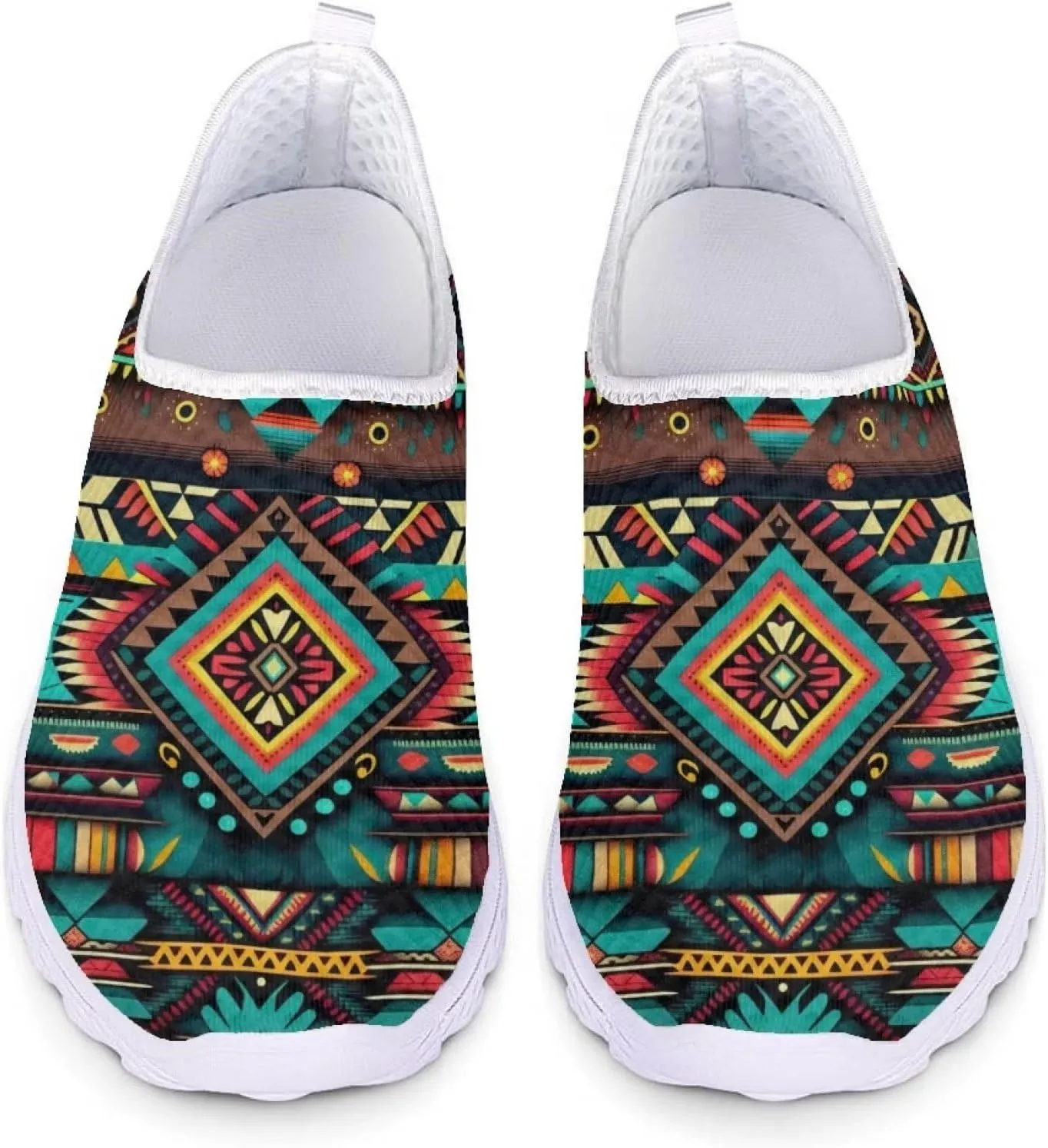 YEXIATODO Trendy Shoes for Womens Slip on Walking Shoes Comfortable Non-Slip