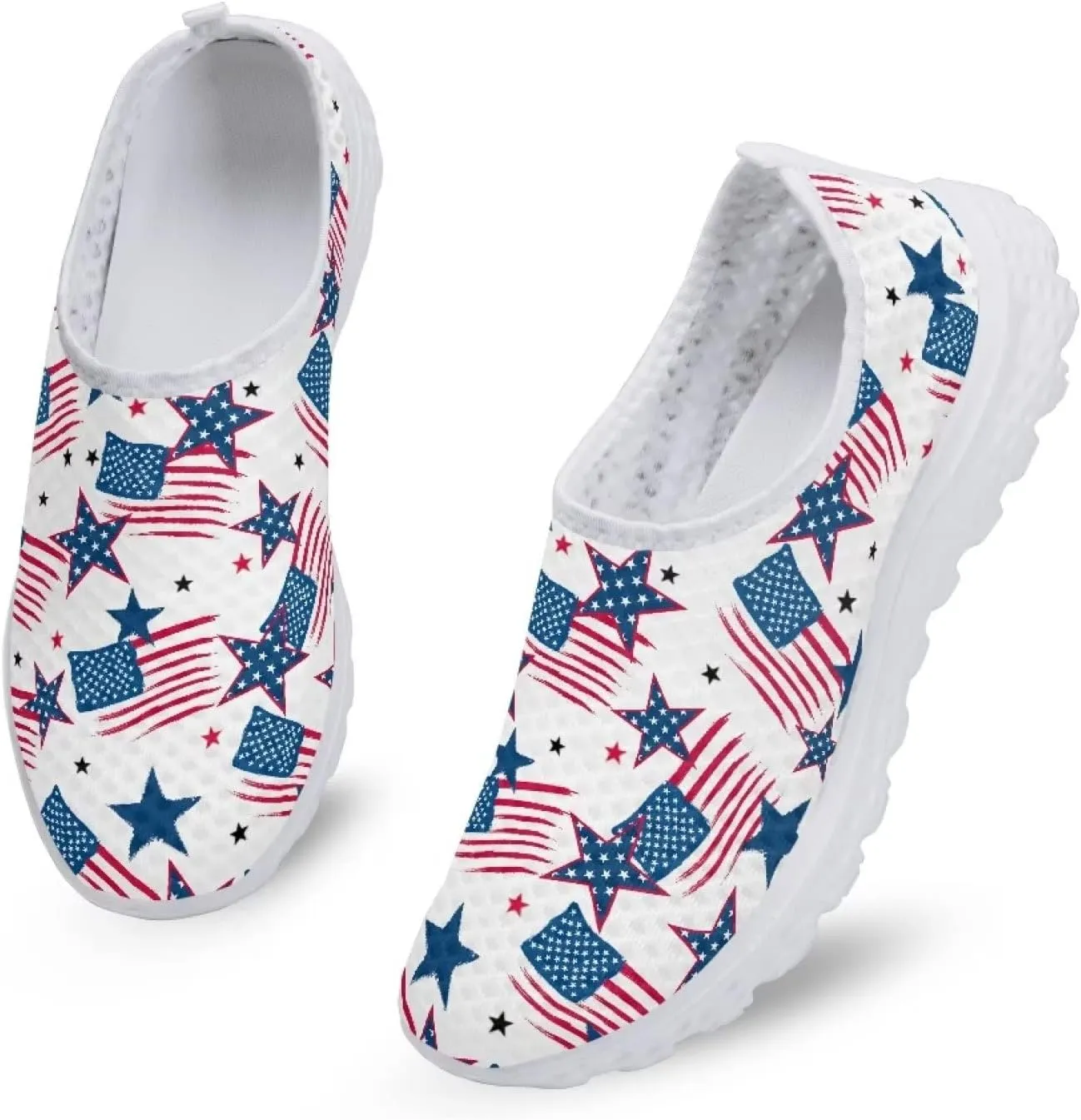 YEXIATODO Trendy Shoes for Womens Slip on Walking Shoes Comfortable Non-Slip